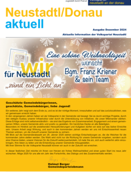 Parteizeitung VP Neustadtl Winterausgabe